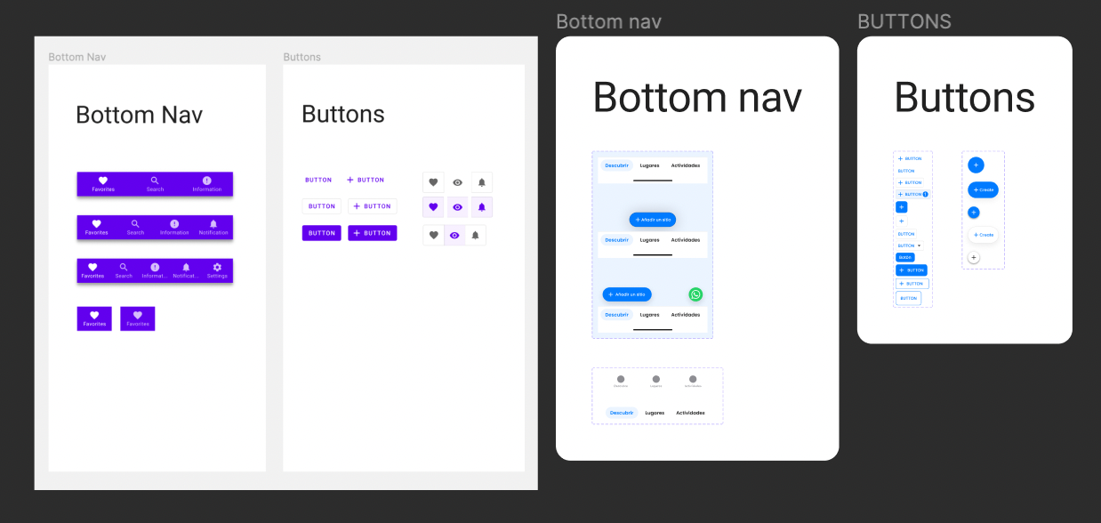 Material and POiN Components